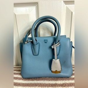 MCM mini milla top handle bag